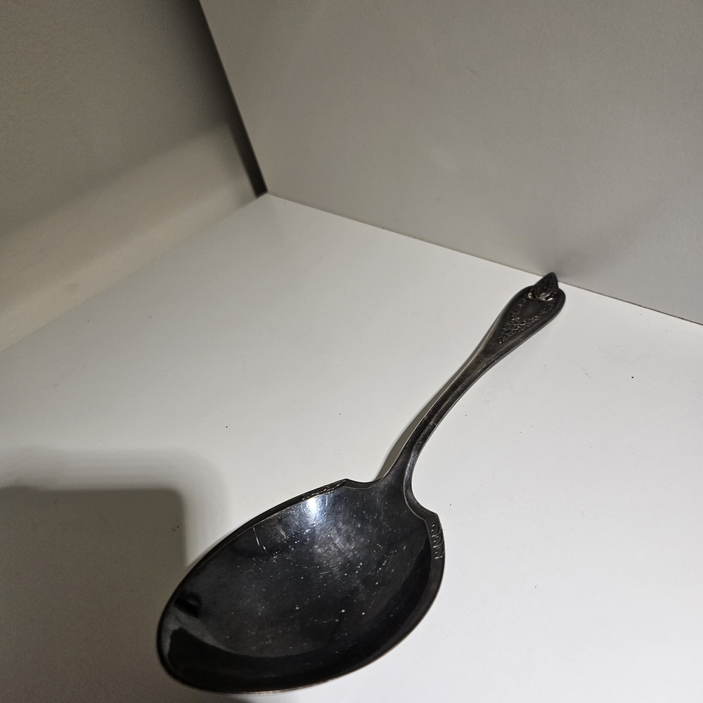 Antique 1847 Rogers Bros  Smooth Bowl Berry/Casserole Spoon